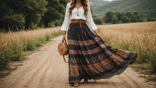 Les jupes longues bohèmes : élégance et confort au quotidien